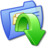 Folder Blue Downloads Icon